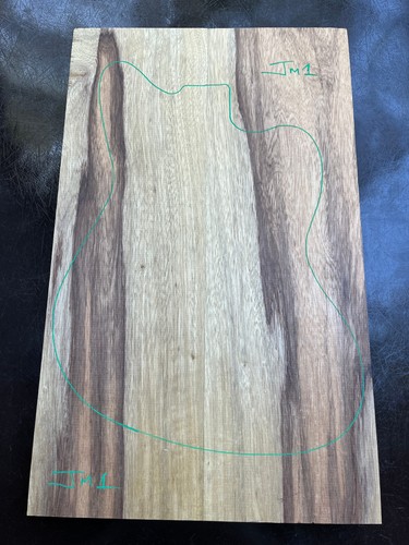 Black limba korina 2 - korina, 2-piece