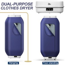 Electric Clothes Dryer Heated Drying Machine Dual-purpose Airer Rack Home Tarvel