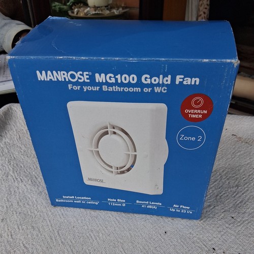 Manrose mg100 gold extractor - gold,