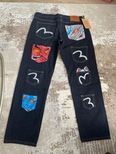 Evisu Mens Denim Jeans - Large