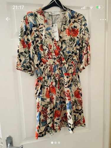 Zara ladies silky floral - ,