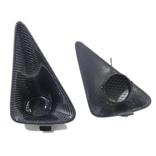 Real carbon fiber front fog - real,