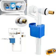 Universal Fill Valve Toilet Cistern Float Valve 3/8 & 1/2 Inch Fits New