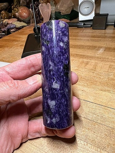 Charoite crystal mineral - charoite,