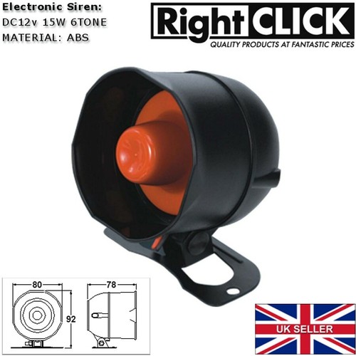 Siren 6tone for - car, 12v