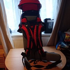 HOMCOM Baby Hiking Backpack Carrier Child Carrier with Ergonomic Hip Seat Detach