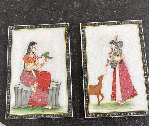 Indian princess art tiles hand - indian,