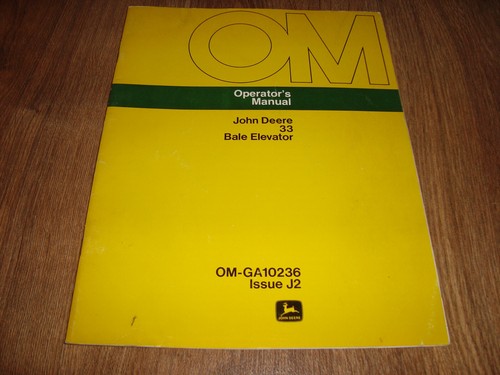 John deere operators manual - john,