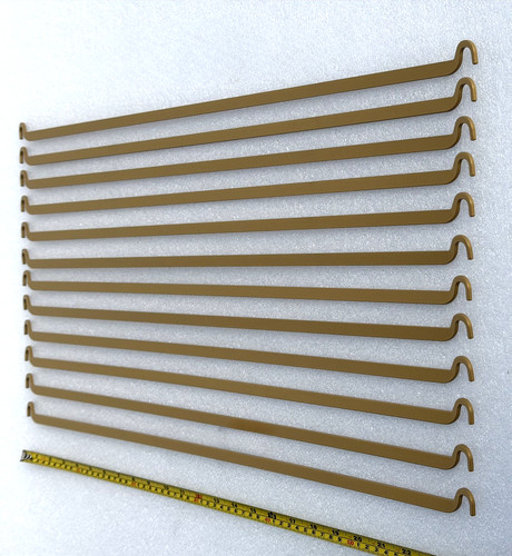 Twelve support rods bars for