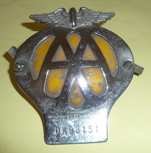 Vintage car badge - vintage,