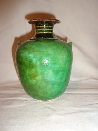 Green studio pottery - green,