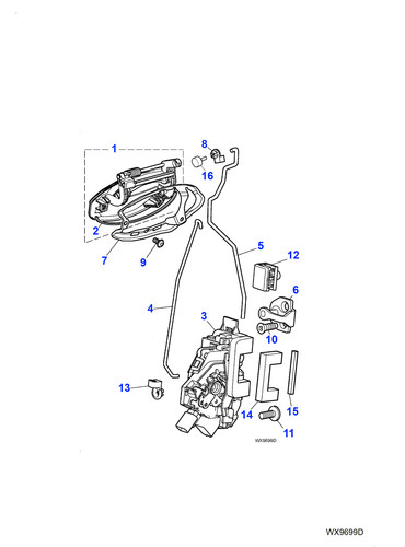 Jaguar genuine retaining clip - genuine,
