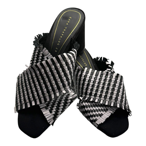 Zara trafaluc black white faux - white,