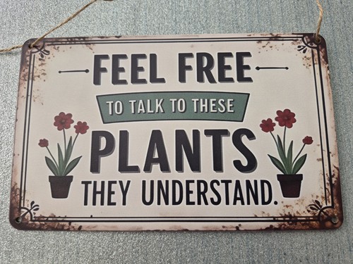 Hanging wooden sign plaque - sign,