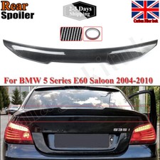FOR BMW 5 SERIES E60 2003-2010 PSM STYLE REAR SPOILER TRUNK WING LIP CARBON LOOK