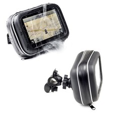 Motorcycle Handlebar Mount & Waterproof Case For Garmin Zumo 660 350 5'' Sat Nav