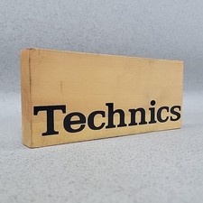 Technics Hi-Fi Wooden Plaque