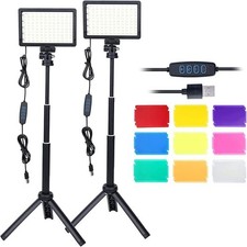2 Pack LED Video Light Kit