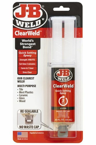 Weld clear glue - weld,