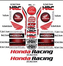 Honda Motorcycle Motorbike Reflective Stickers Decals Helmet Fairing Waterproof