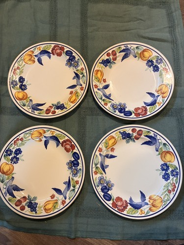 Floral dinner plates - , 4