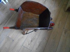 VINTAGE WOOD WHEELBARROW