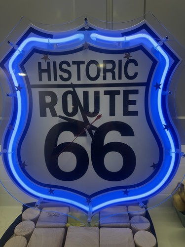 Historic route neon wall - historic,