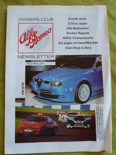 Alfa romeo owners club news - romeo,