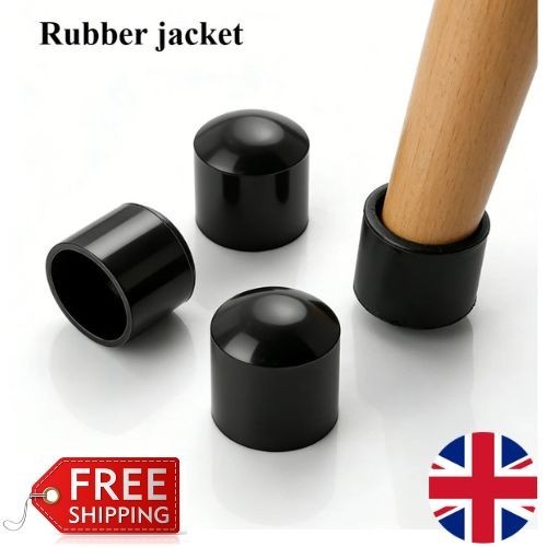 Rubber chair ferrule - 4x, anti