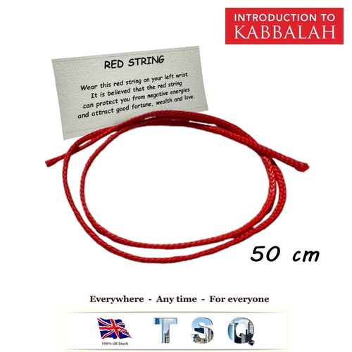 Kabbalah red string - red, bracelet