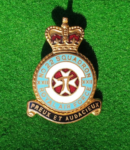 Vintage raf squadron crest - vintage,