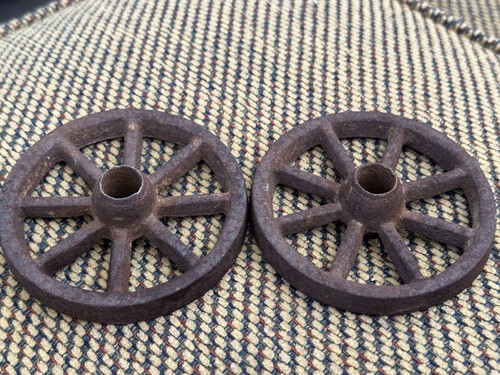 Vintage toy cast iron pair - pair, of