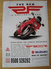 RED SUZUKI RF900R MOTORCYCLE