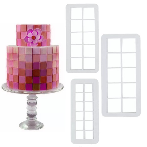3pcs square geometry - 3pcs,