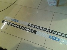 International Tractor Bonnet stickers / decals