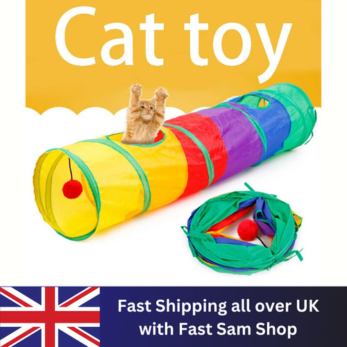 Pet cat tunnel toy rabbit - cat, pop