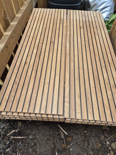 Bandwood dark oak slatted wood - bandwood,