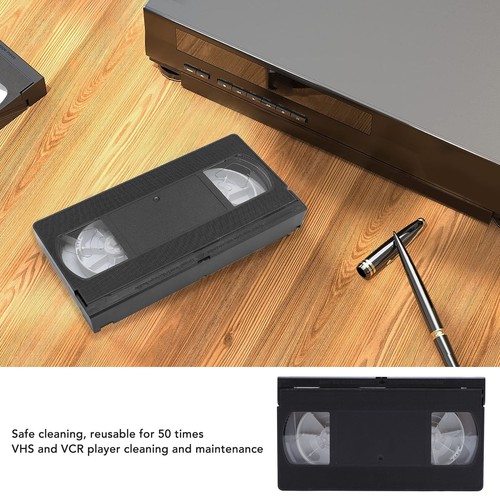 Vcr vhs head cleaner - vcr, reusable