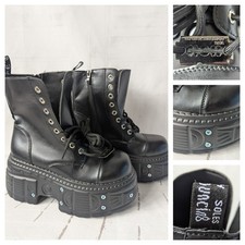 Chunky Platform Combat Boots