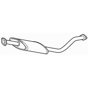 Centre exhaust middle - centre,