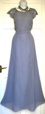 MONSOON EMBROIDERED LACE FLORAL MAXI EVENING OCCASION PARTY DRESS SIZE 16