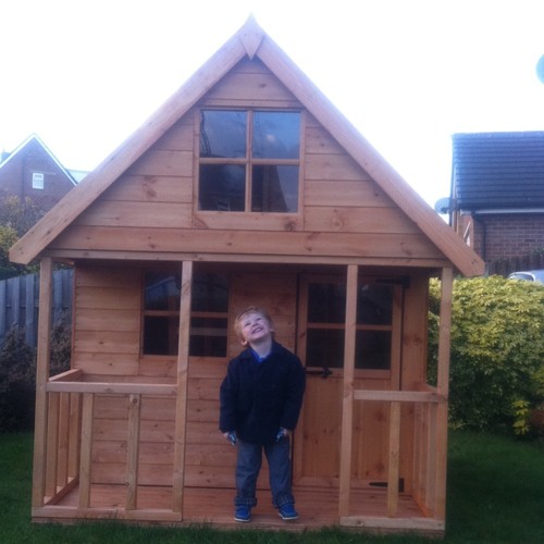 Children wooden playhouse - children's,