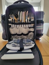 VonShef Navy Picnic Backpack