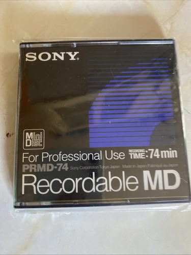Sony prmd recordable md - recordable,