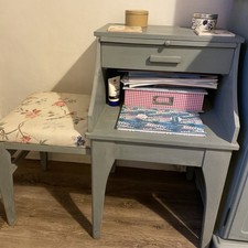 Vintage Duck Egg Blue Painted