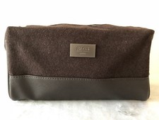 Hugo Boss Mens Toiletry Bag Brown
