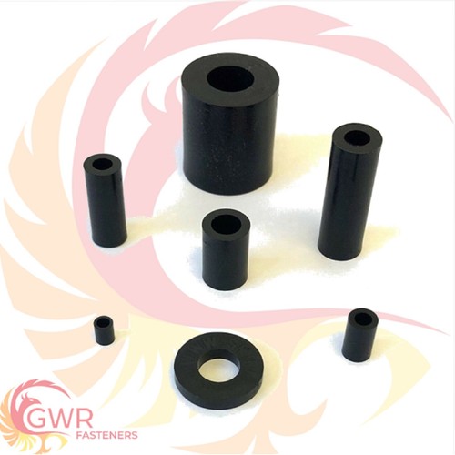 Black plastic nylon - 8,