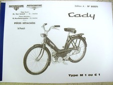Mobylette/Moped/Motobecane/Cady/C1/M1/In French/ Parts Book With Diagrams
