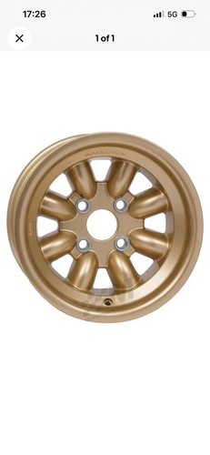 Minilite alloy wheels x5 - alloy,
