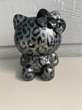 Black Cheetah/ Leopard  Print HELLO KITTY Brush Holder SEPHORA Japan 2012